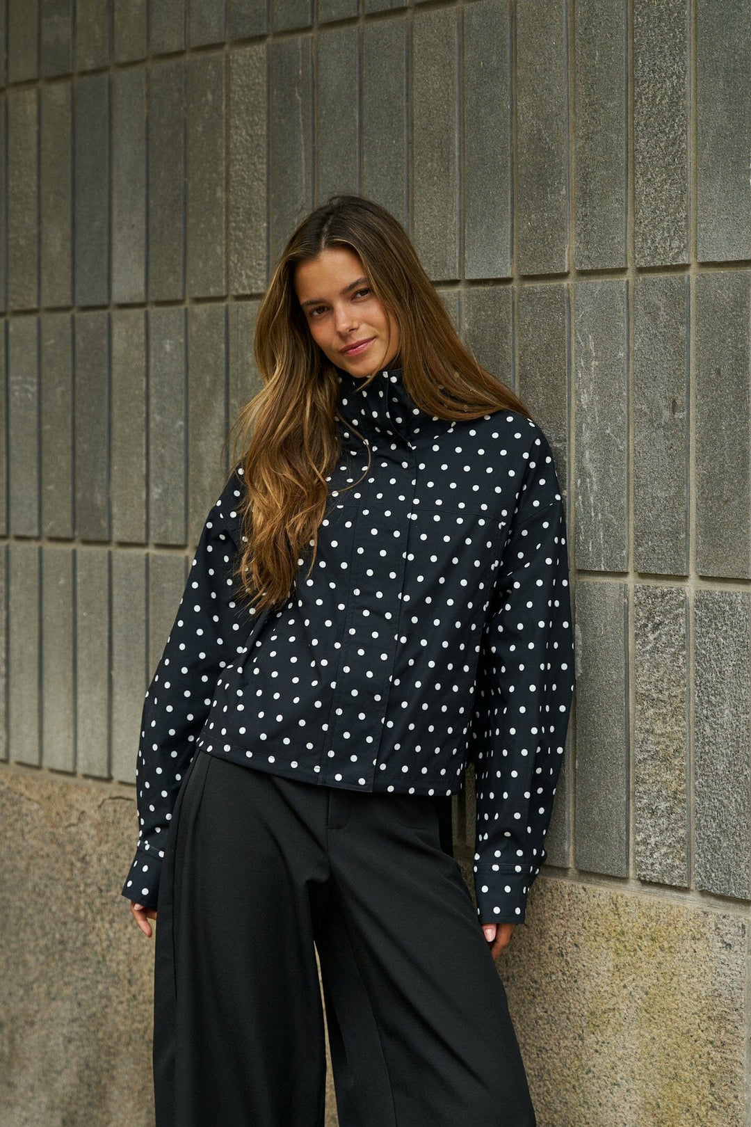 Neo Noir - Callisa Dot Jacket 167353 - 100 - Black Jakker 