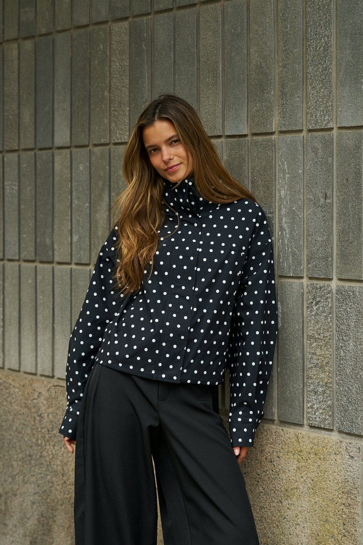 Neo Noir - Callisa Dot Jacket 167353 - 100 - Black Jakker 