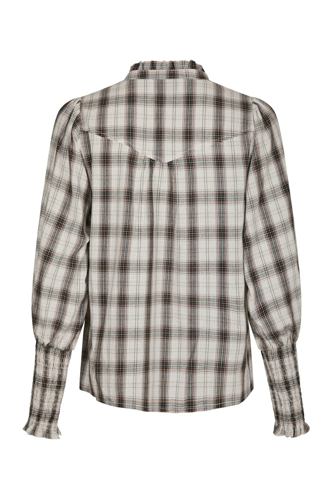 Neo Noir - Camisa Big Check Blouse 166886 - 121 - Off White