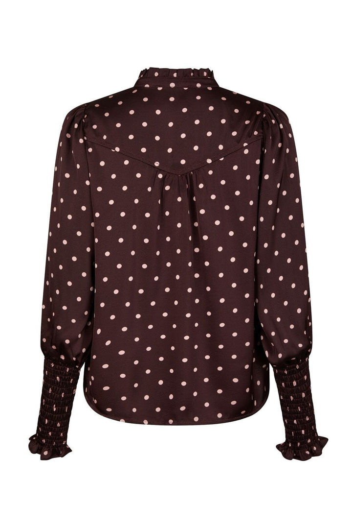 Neo Noir - Camisa Dot Blouse 167161 - 174 - Burgundy