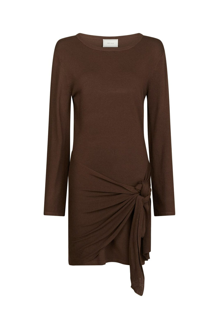 Neo Noir - Cici Knit Dress 164949 - 210 - Brown