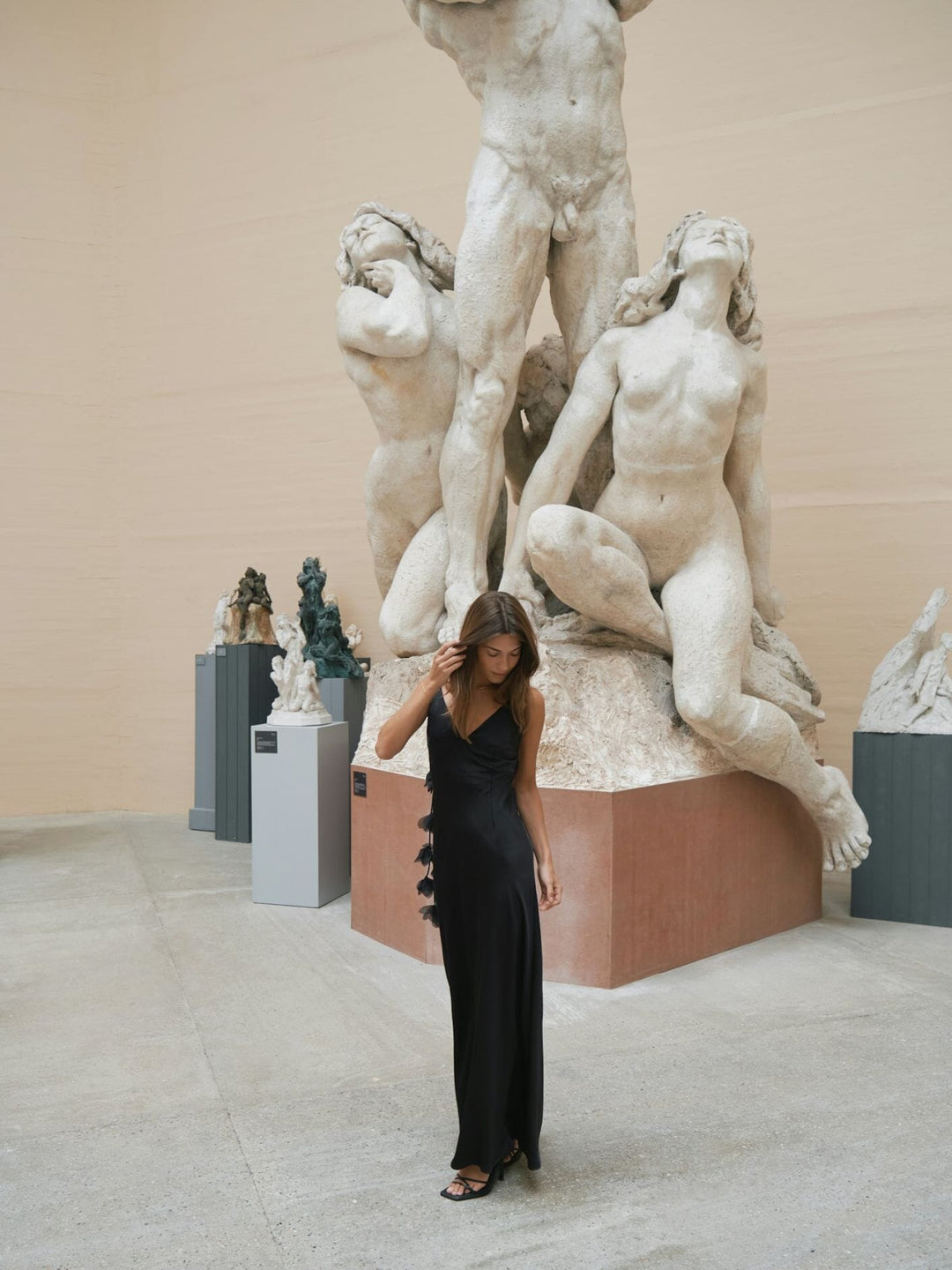 Neo Noir - Colly Heavy Sateen Dress 166978 - 100 - Black Kjoler 