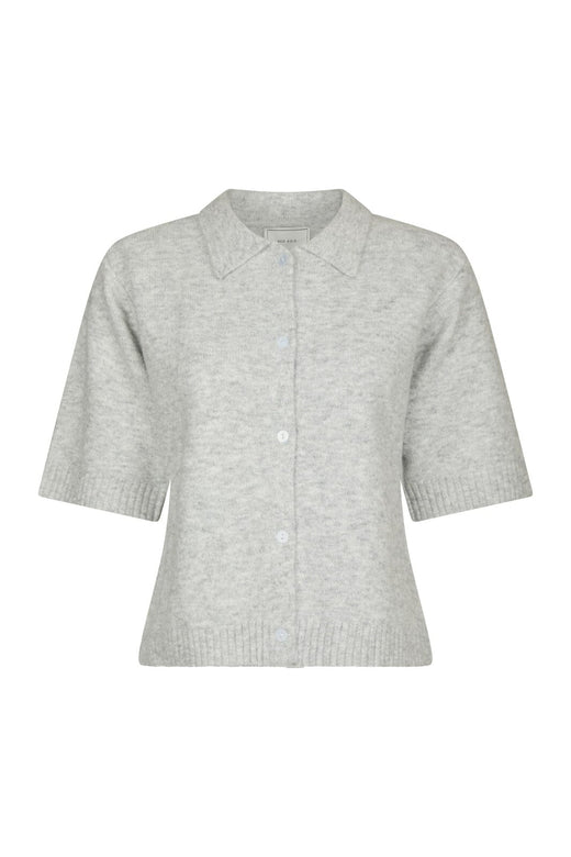 Neo Noir - Cunna Knit Blouse 166251 - 103 - Light Grey Melange