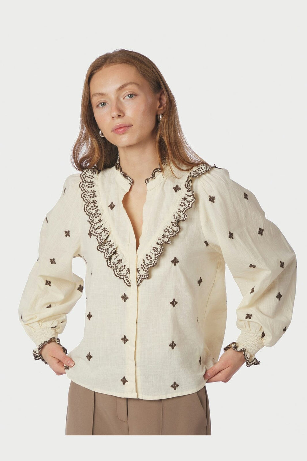 Neo Noir - Degas Blouse 158924 - 432 - Light Yellow/Brown