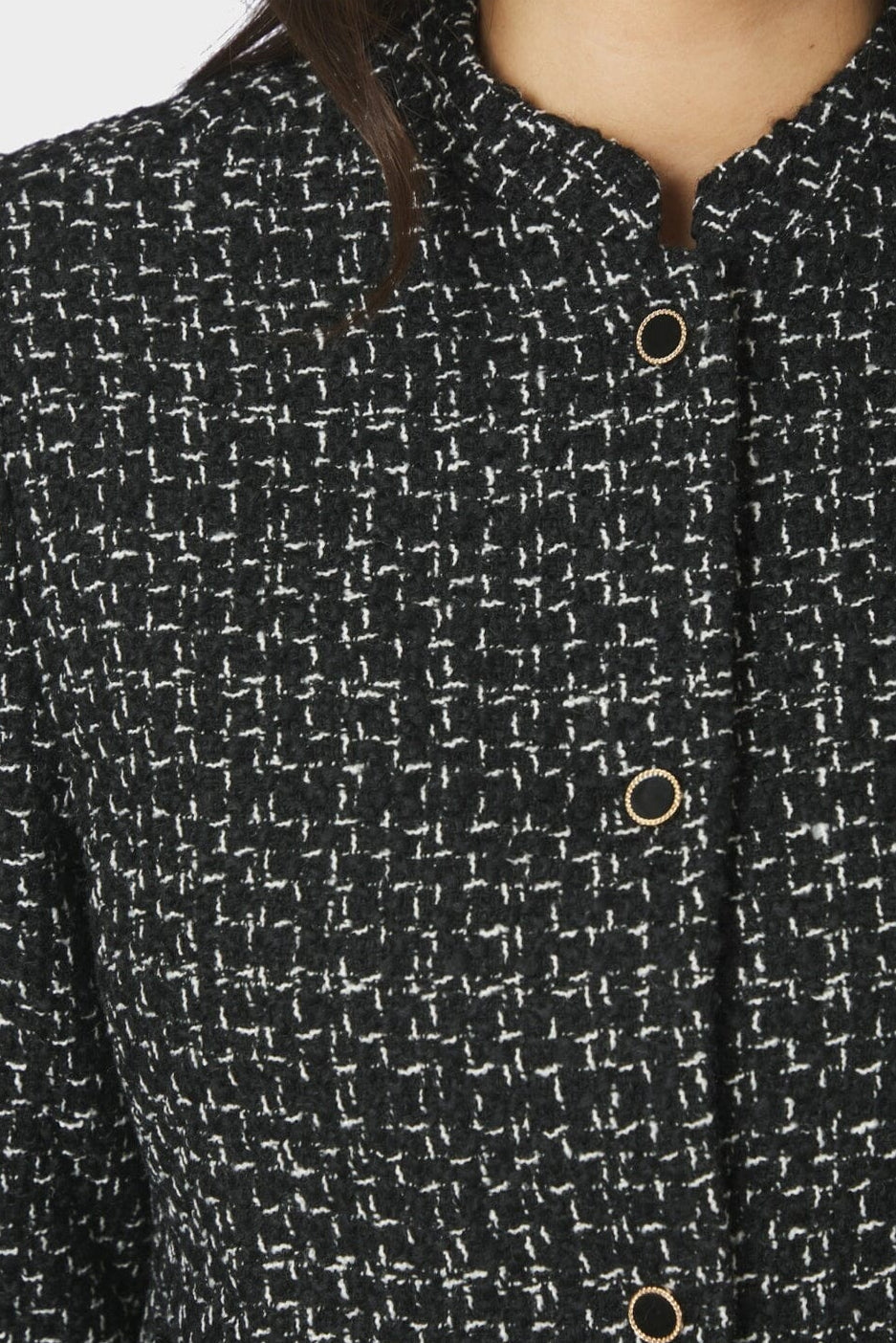Neo Noir - Denisa Boucle Jacket 170180 - 100 - Black