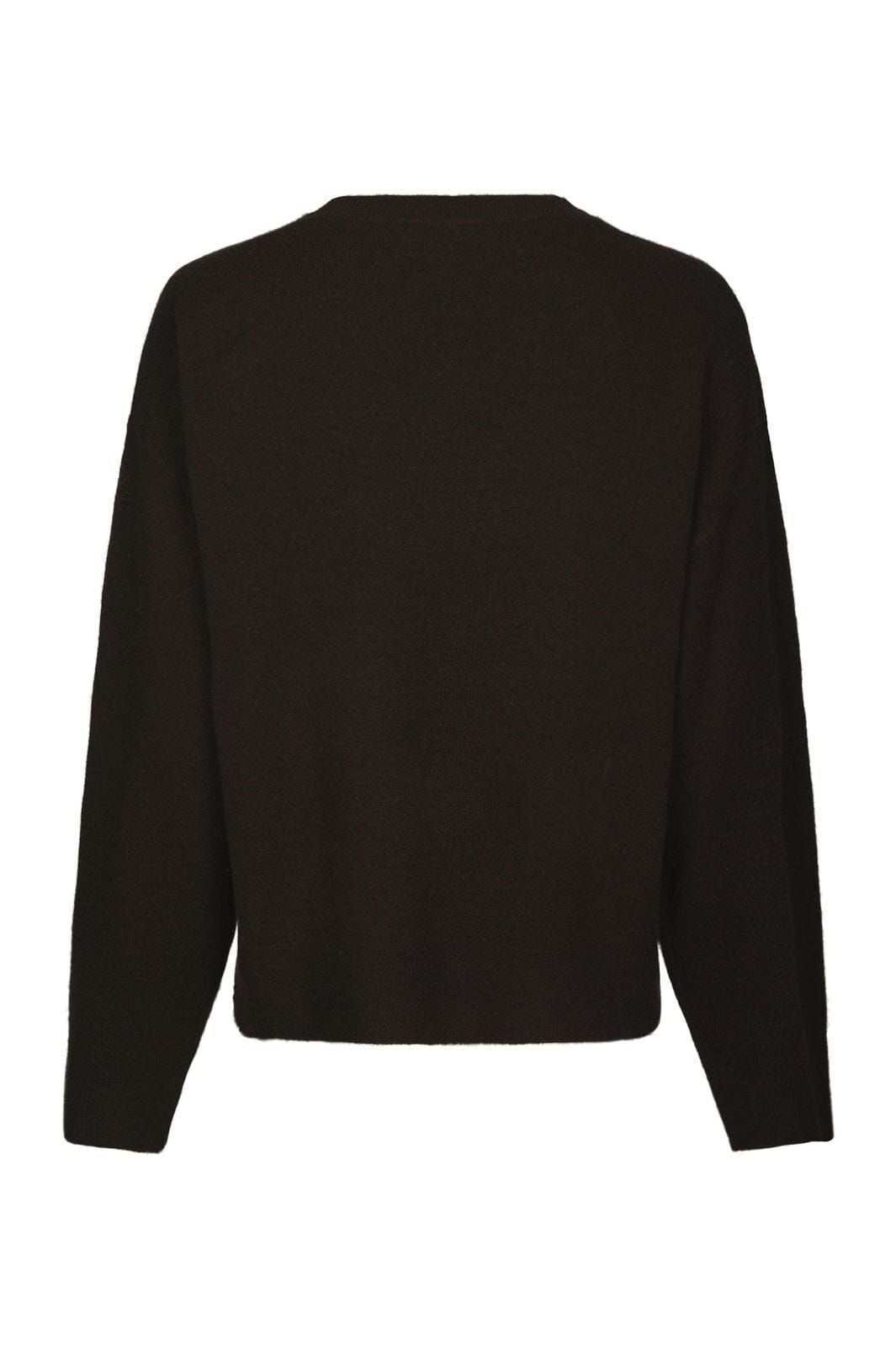 Neo Noir - Detri Wool Knit Blouse 167774 - 676 - Dark Brown