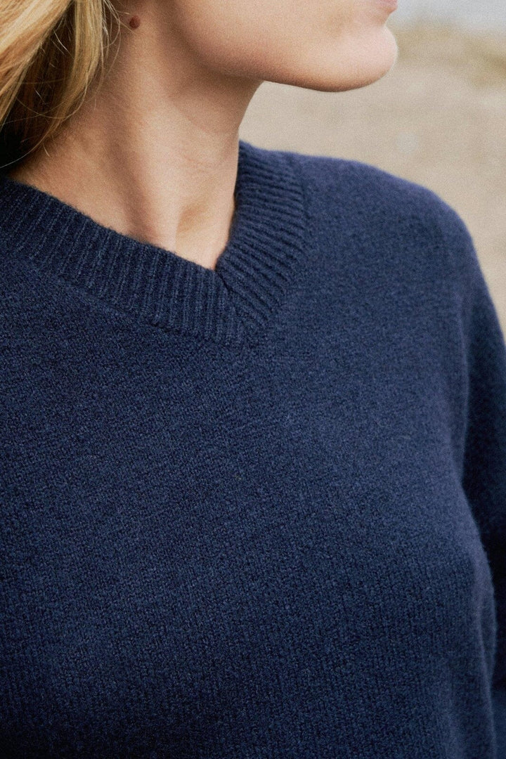 Neo Noir - Dova Knit Blouse 164912 - 141 - Navy