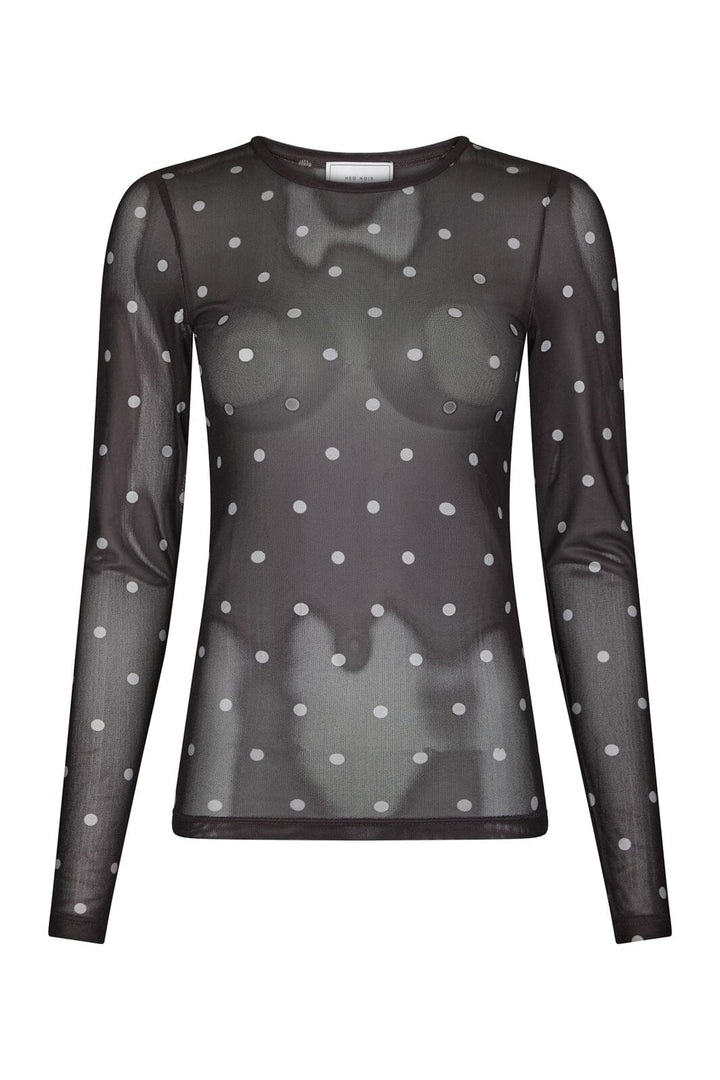 Neo Noir - Ella Dot Blouse 168270 - 210 - Brown