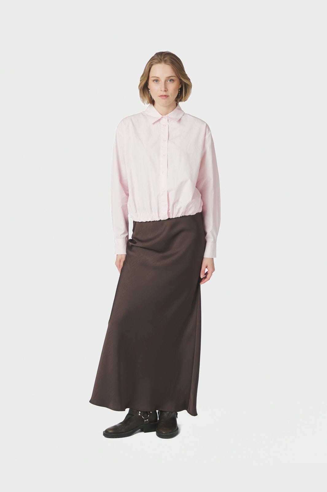 Neo Noir - Emmana C Poplin Shirt 167941 - 754 - Light Pink