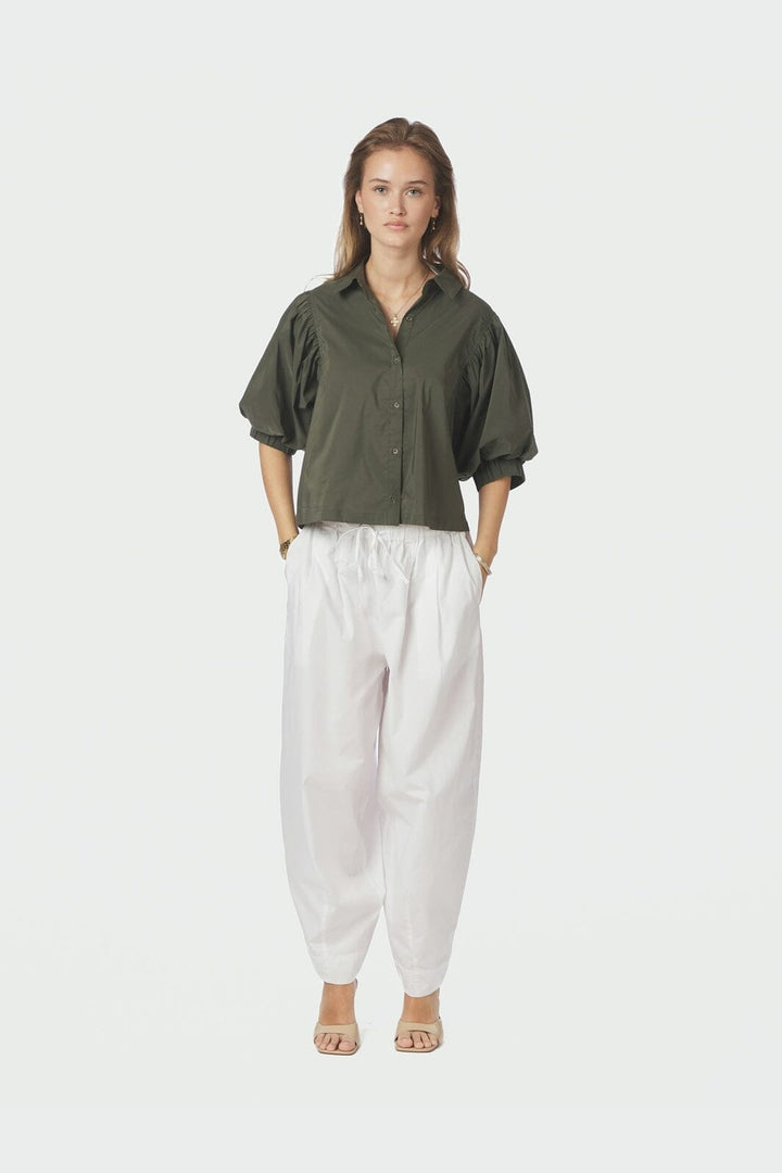 Neo Noir - Etta Poplin Shirt 168089 - 151 - Army