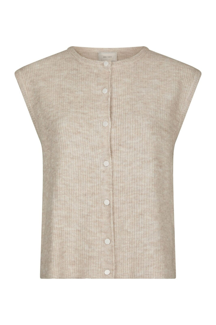 Neo Noir - Everest Knit Vest 164870 - 119 - Sand Melange