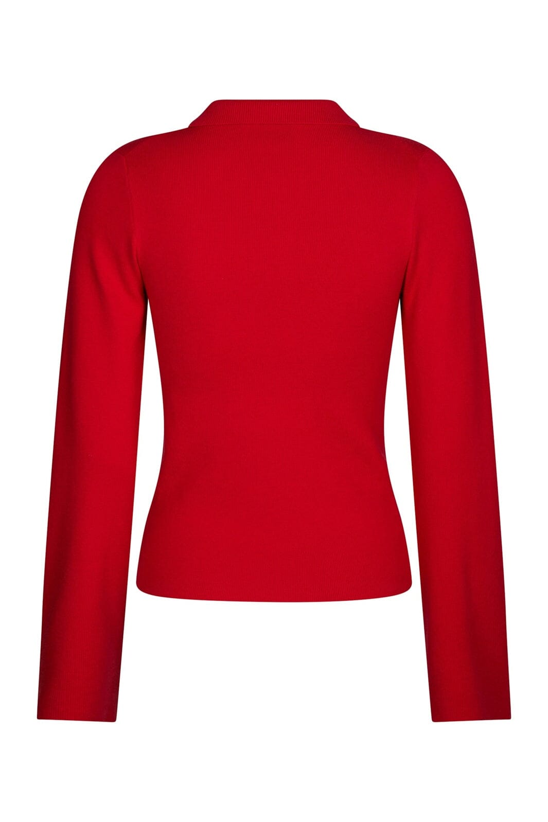 Neo Noir - Fannya Ls Solid Knit Polo 169864 - 160 - Red