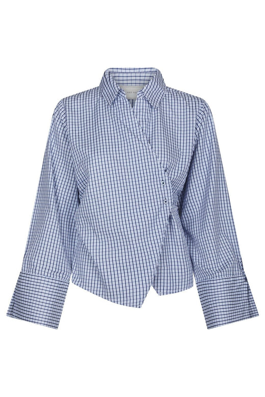 Neo Noir - Fenli Check Shirt 169775 - 140 - Blue