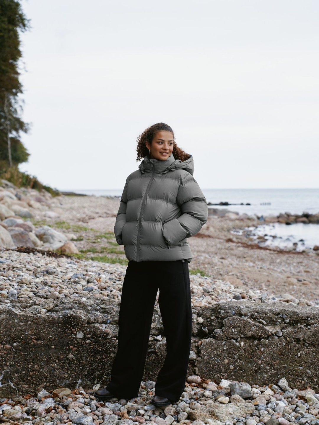 Neo Noir - Fox C Puffer Jacket 158082 - 130 - Grey Jakker 