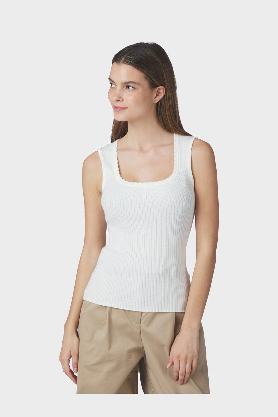 Neo Noir - Fraline Knit Top 167123 - 121 - Off White