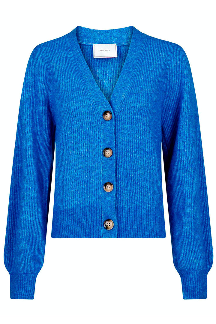 Neo Noir - Gimma Knit Cardigan - Blue Cardigans 