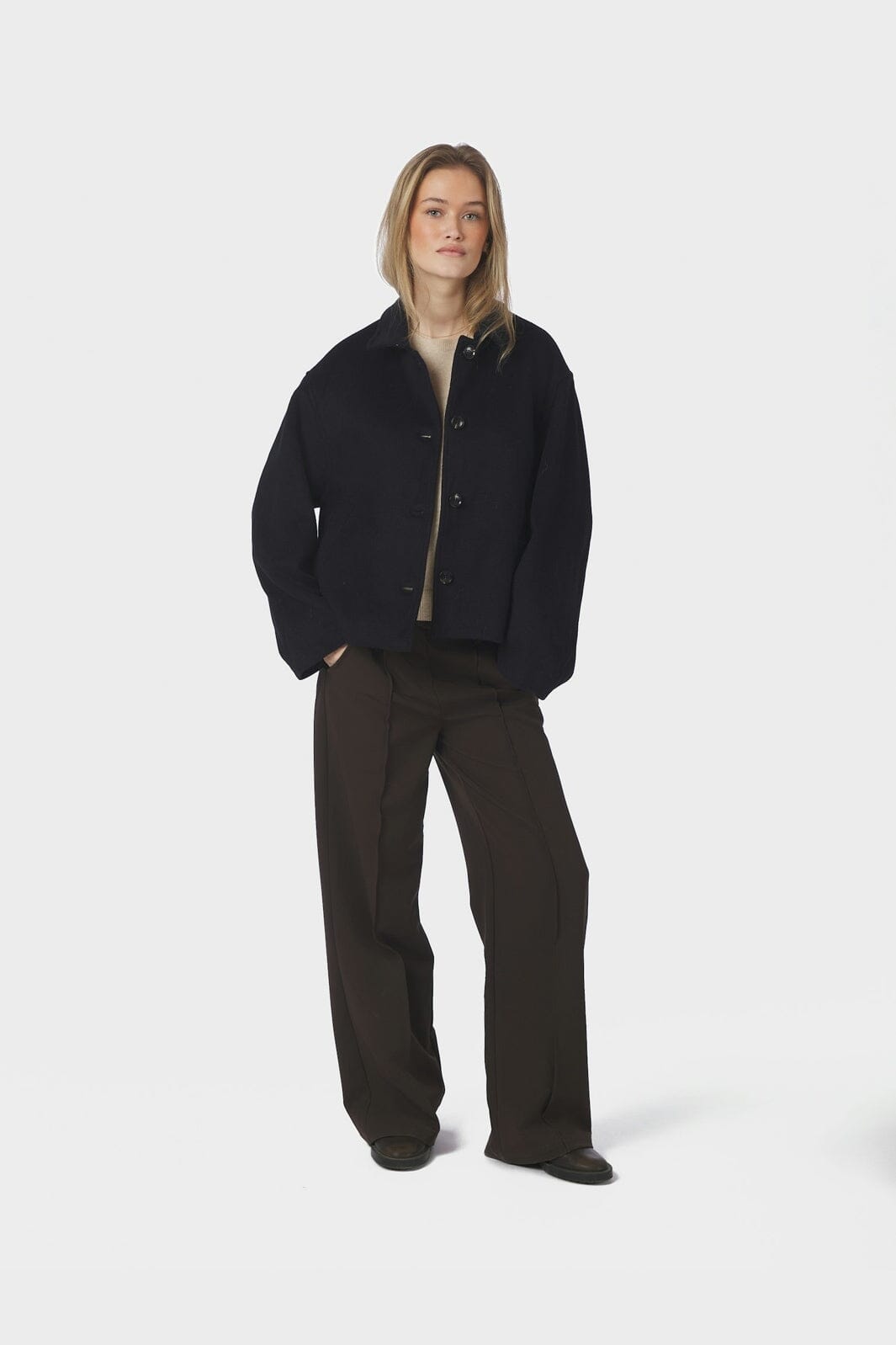 Neo Noir - Hamra Wool Jacket 162076 - 141 - Navy
