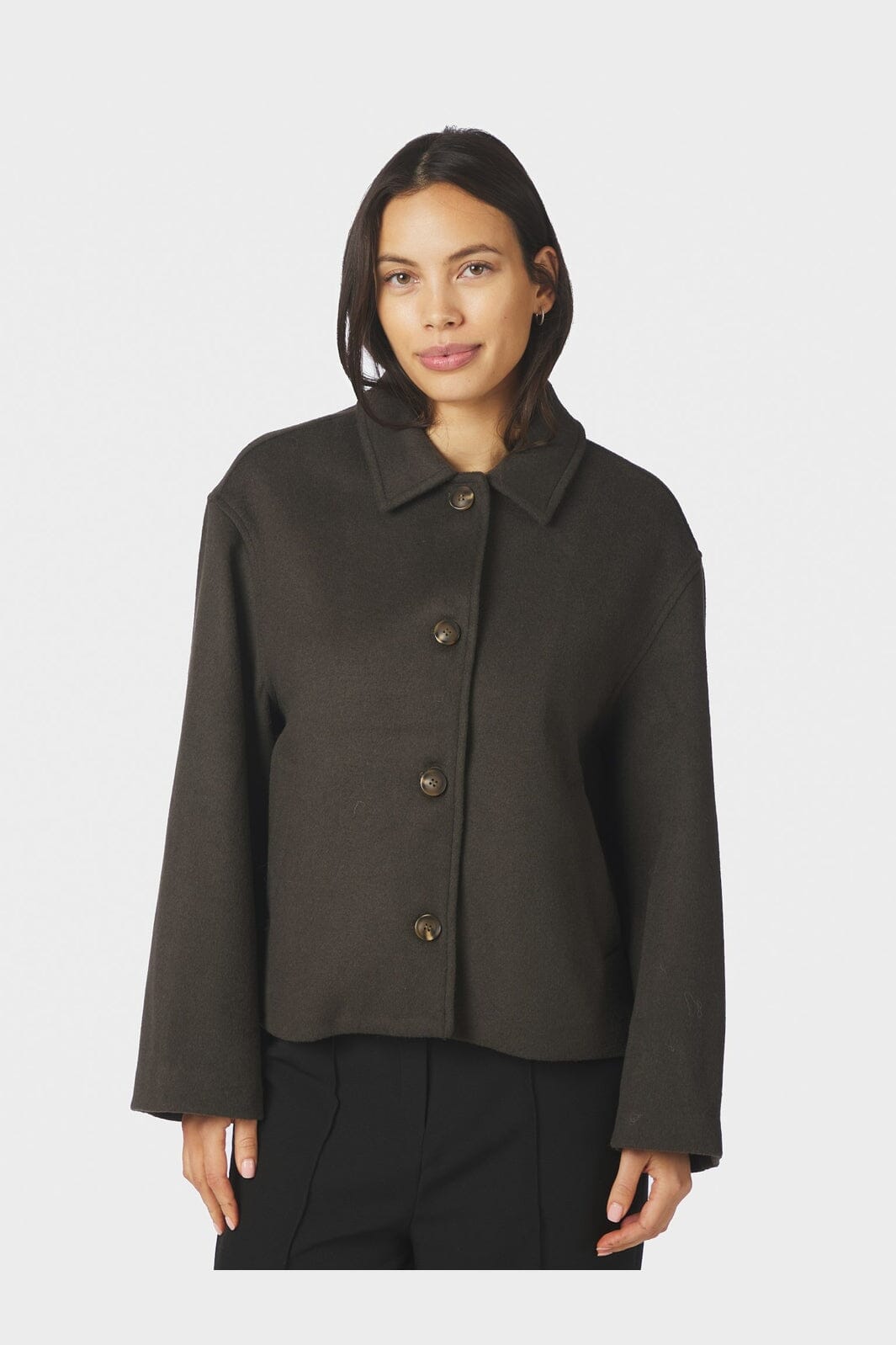 Neo Noir - Hamra Wool Jacket 162076 - 151 - Army