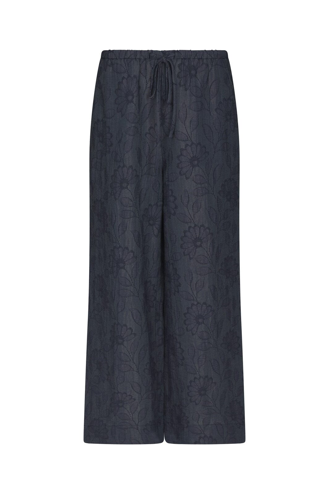 Neo Noir - Heifa Flower Stripe Pants 168495 - 534 - Dark Blue