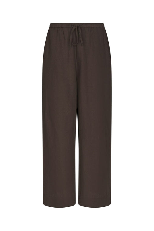Neo Noir - Heifa Linen Pants 167698 - 676 - Dark Brown