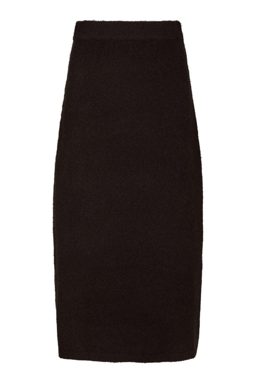 Neo Noir - Hynne Knit Skirt 165392 - 676 - Dark Brown