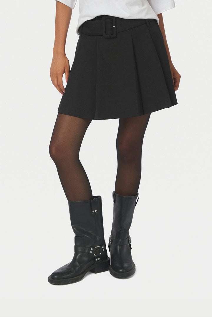 Neo Noir - Irelia Struture Skirt 171142 - 100 - Black