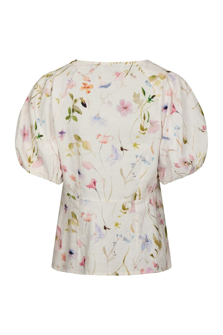 Neo Noir - Irina Flower Blouse 169056 - 121 - Off White