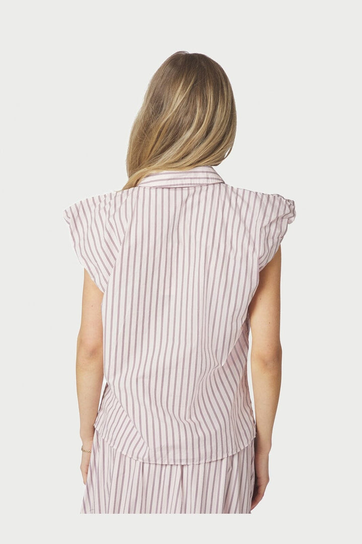 Neo Noir - Isella Double Stripe Top 169051 - 165 - Rose