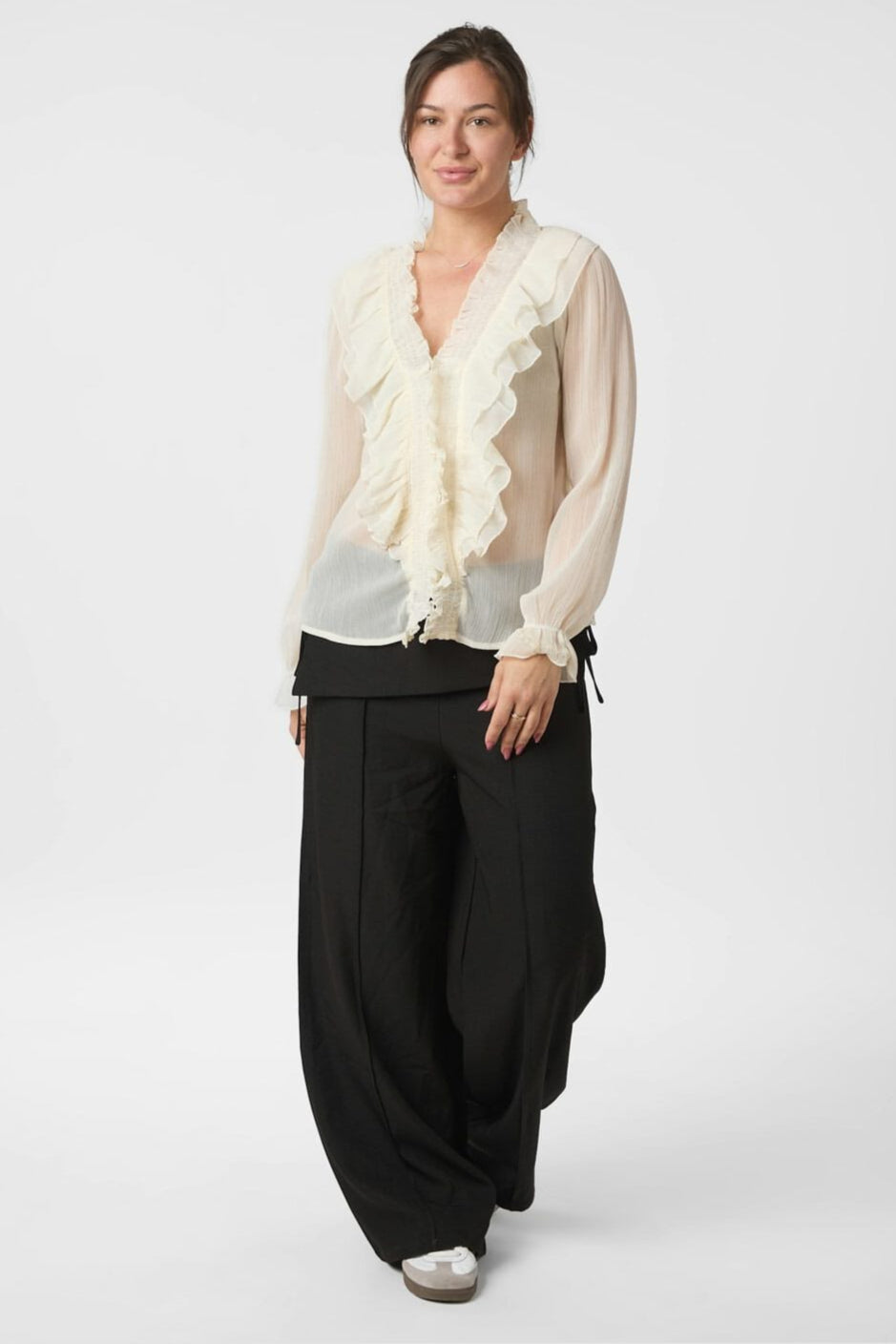 Neo Noir - Ivey Blouse 166659 - 122 - Creme