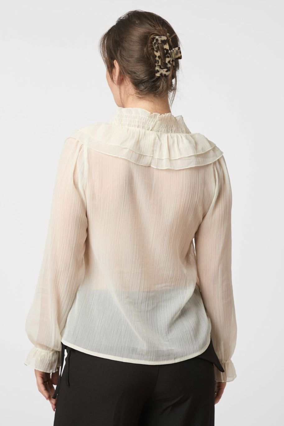 Neo Noir - Ivey Blouse 166659 - 122 - Creme