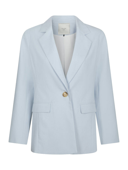 Neo Noir - Jarmon Linen Blazer 170165 - 145 - Light Blue Blazere 