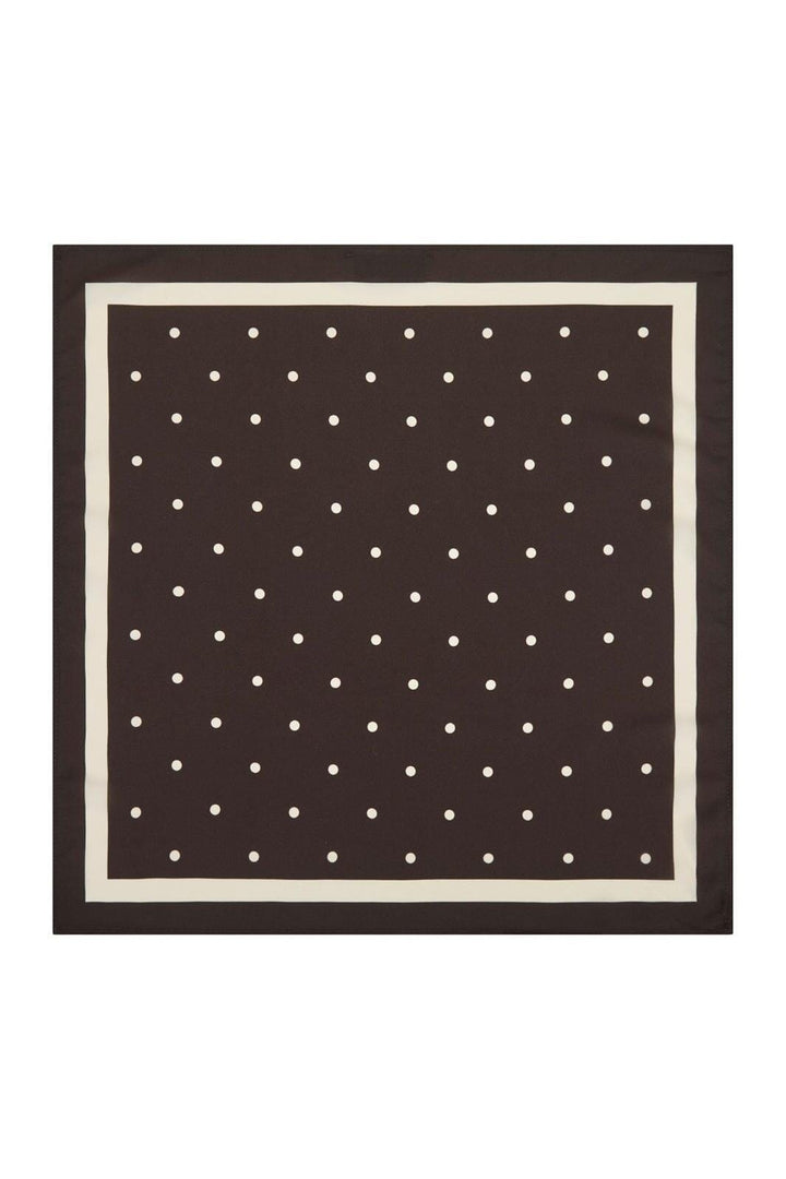 Neo Noir - Judy Dot Scarf 168236 - 676 - Dark Brown