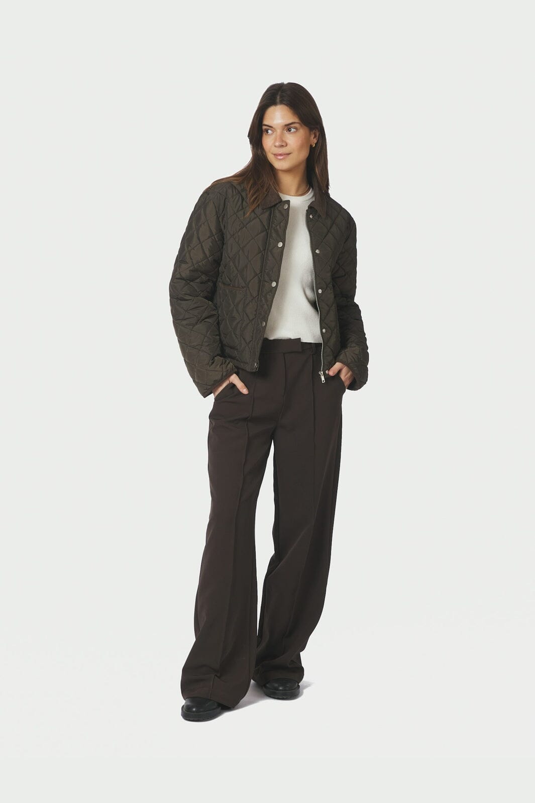 Neo Noir - Kanya Quilt Jacket 168528 - 176 - Khaki