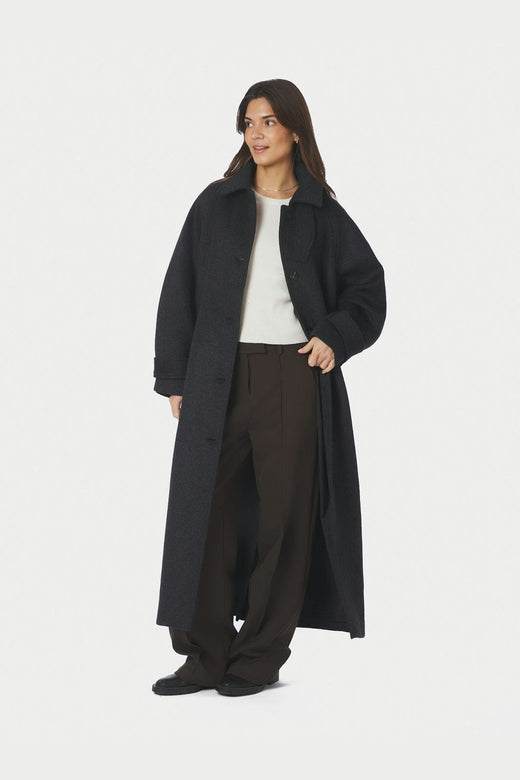 Neo Noir - Keaton Wool Coat 165499 - 136 - Antracit Melange