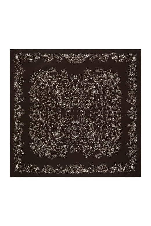 Neo Noir - Kela Print Scarf 170776 - 676 - Dark Brown
