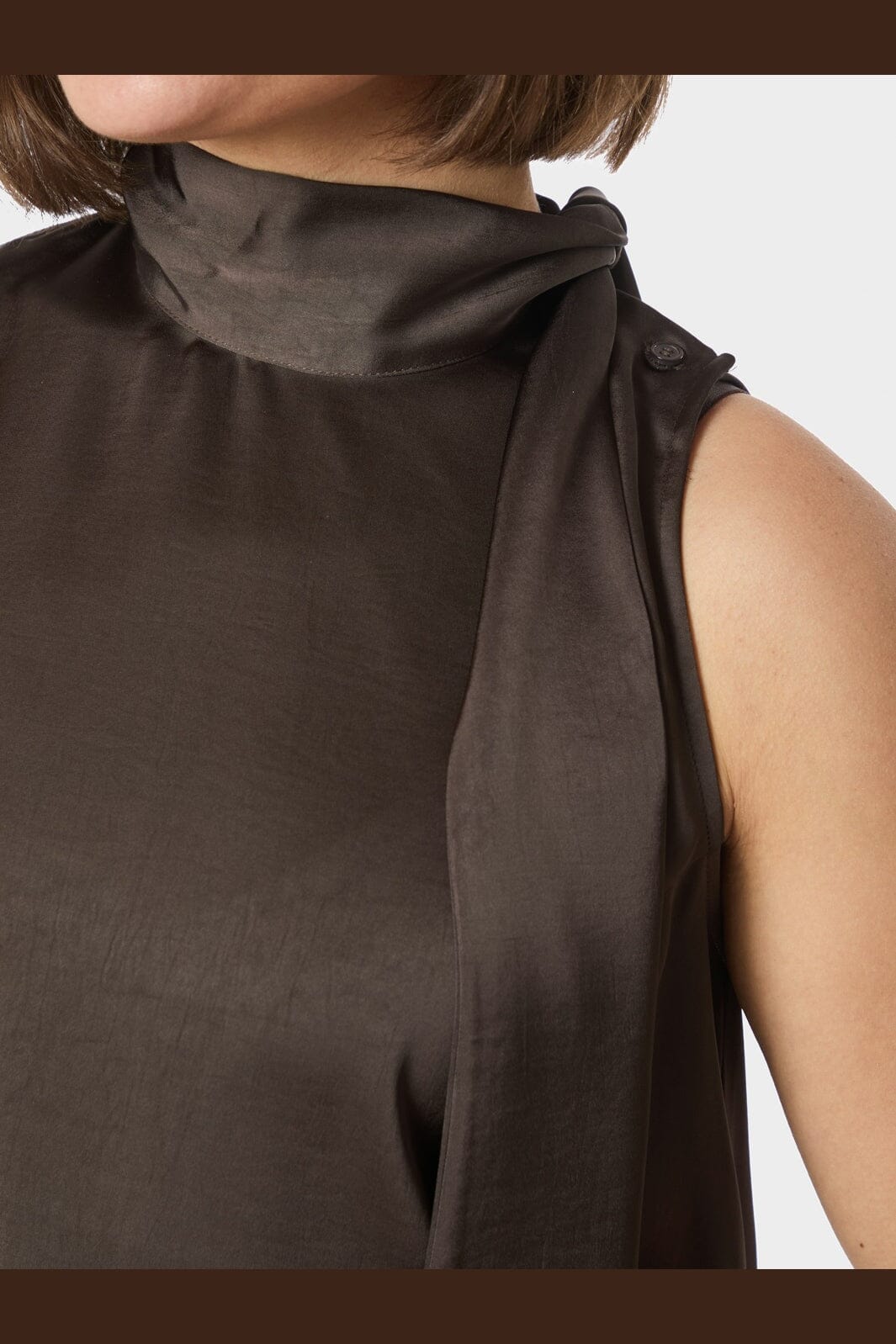 Neo Noir - Lorenz Lace Top 167826 - 676 - Dark Brown