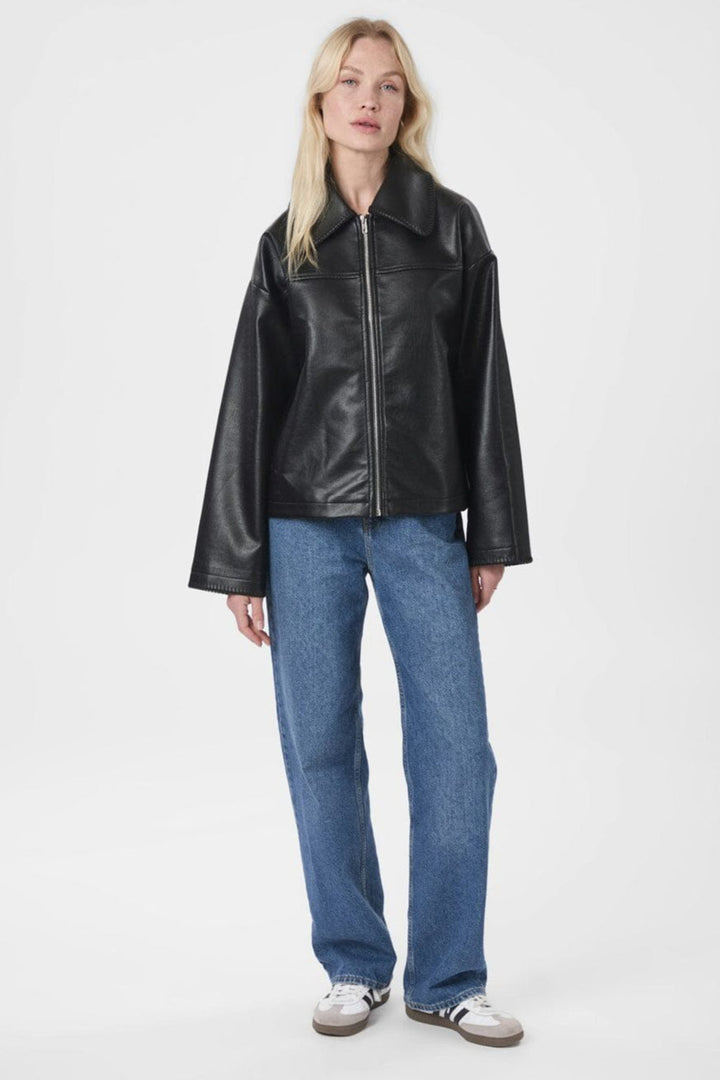 Neo Noir - Lunara Collar Stitch Jacket 165668 - 100 - Black