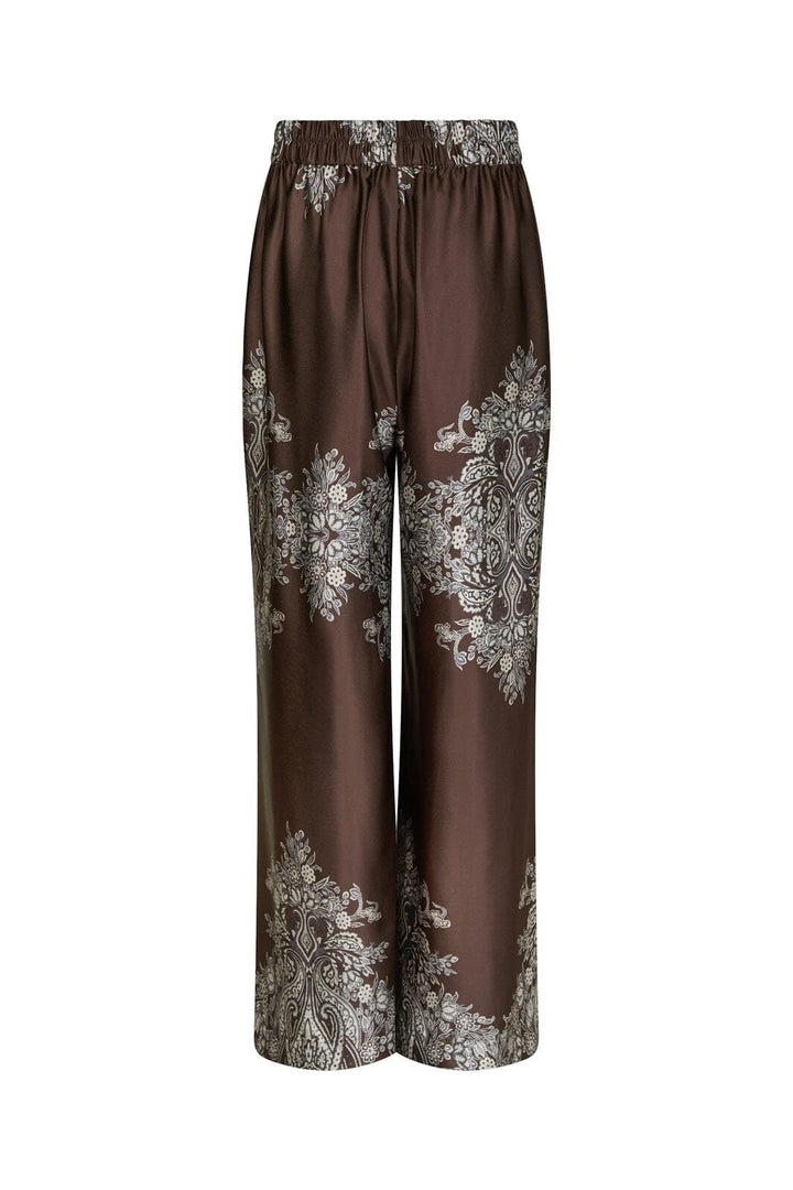 Neo Noir - Lunet Paisley Border Pants 167274 - 676 - Dark Brown