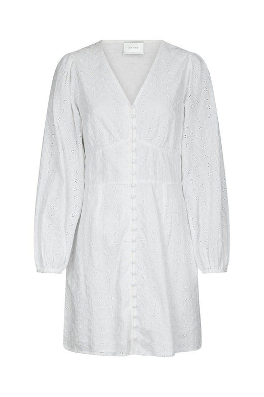 Neo Noir - Mabel Embroidery Dress 168428 - 120 - White