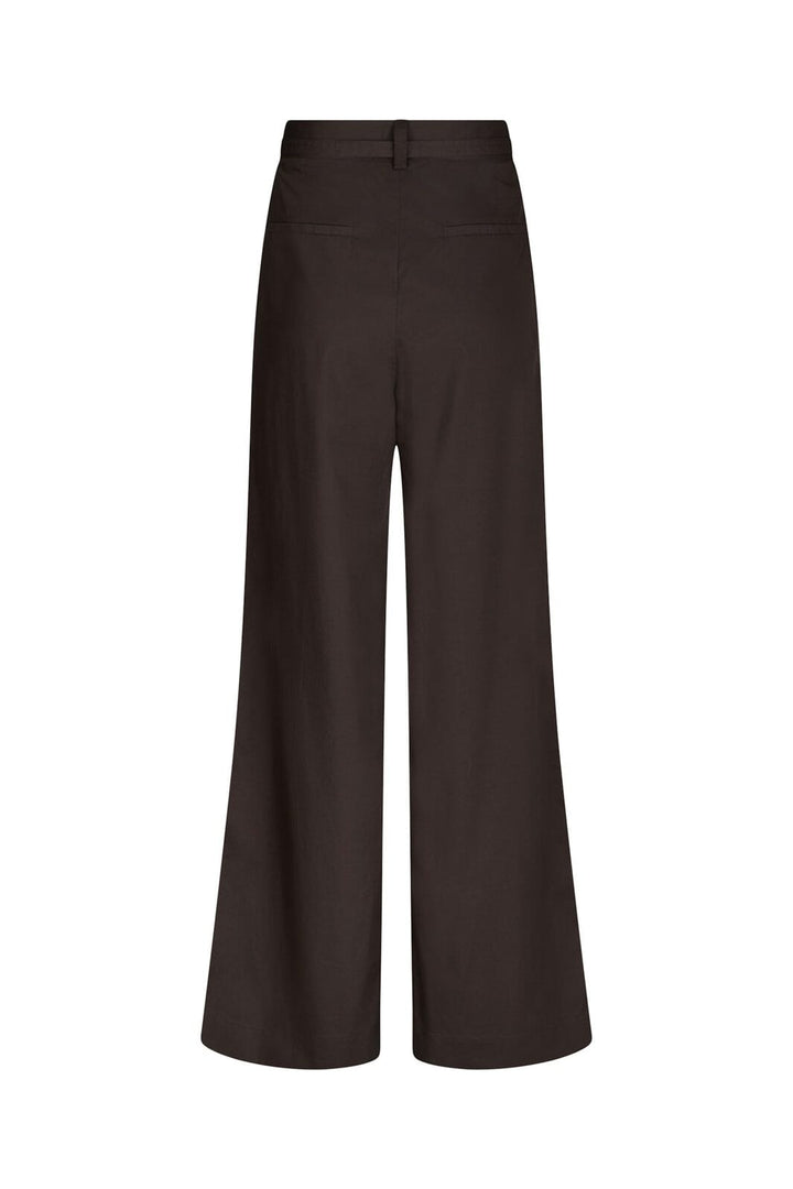 Neo Noir - Malba Poplin Pants 165795 - 676 - Dark Brown