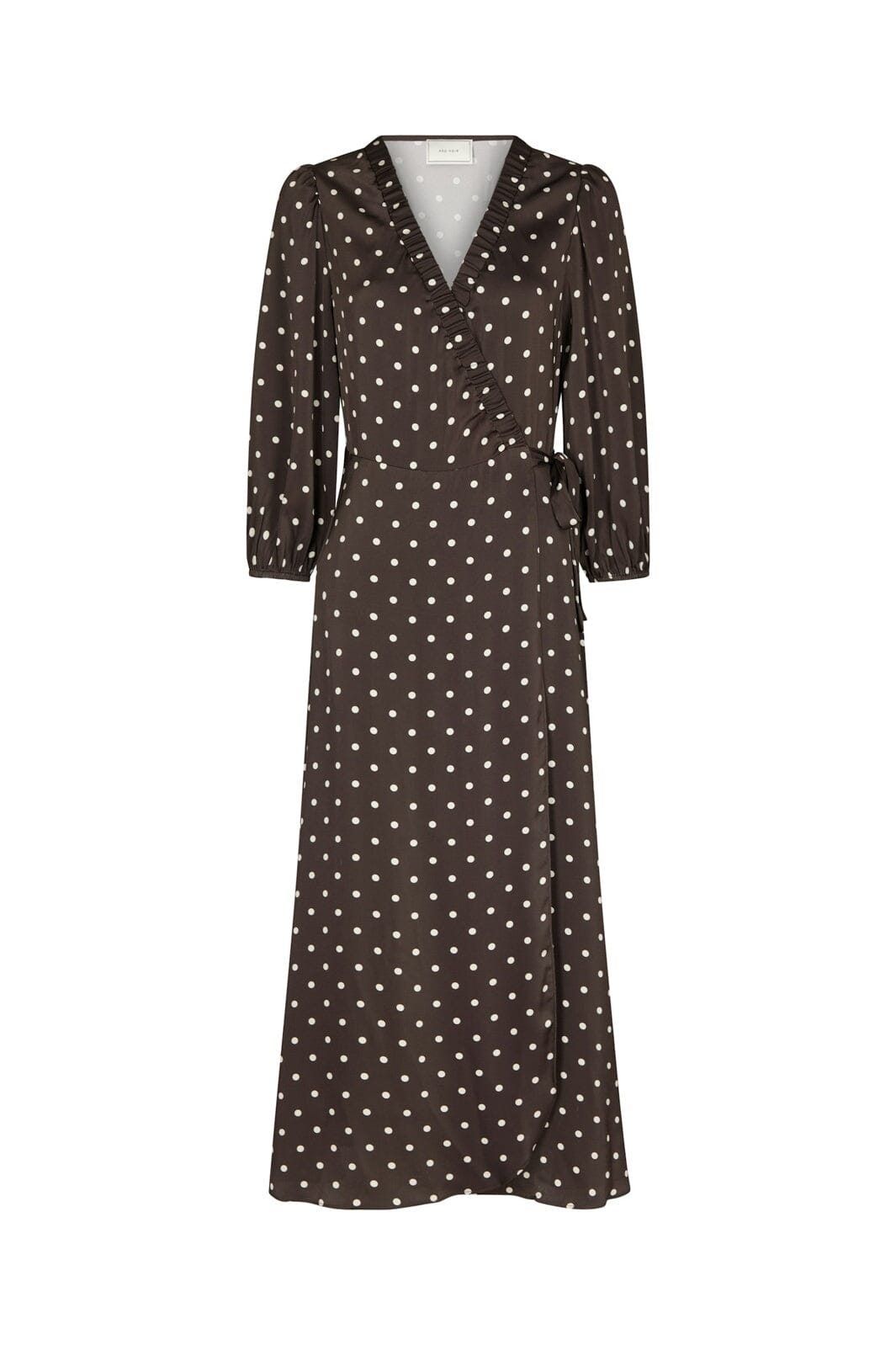 Neo Noir - Malinga Dot Dress 165909 - 676 - Dark Brown