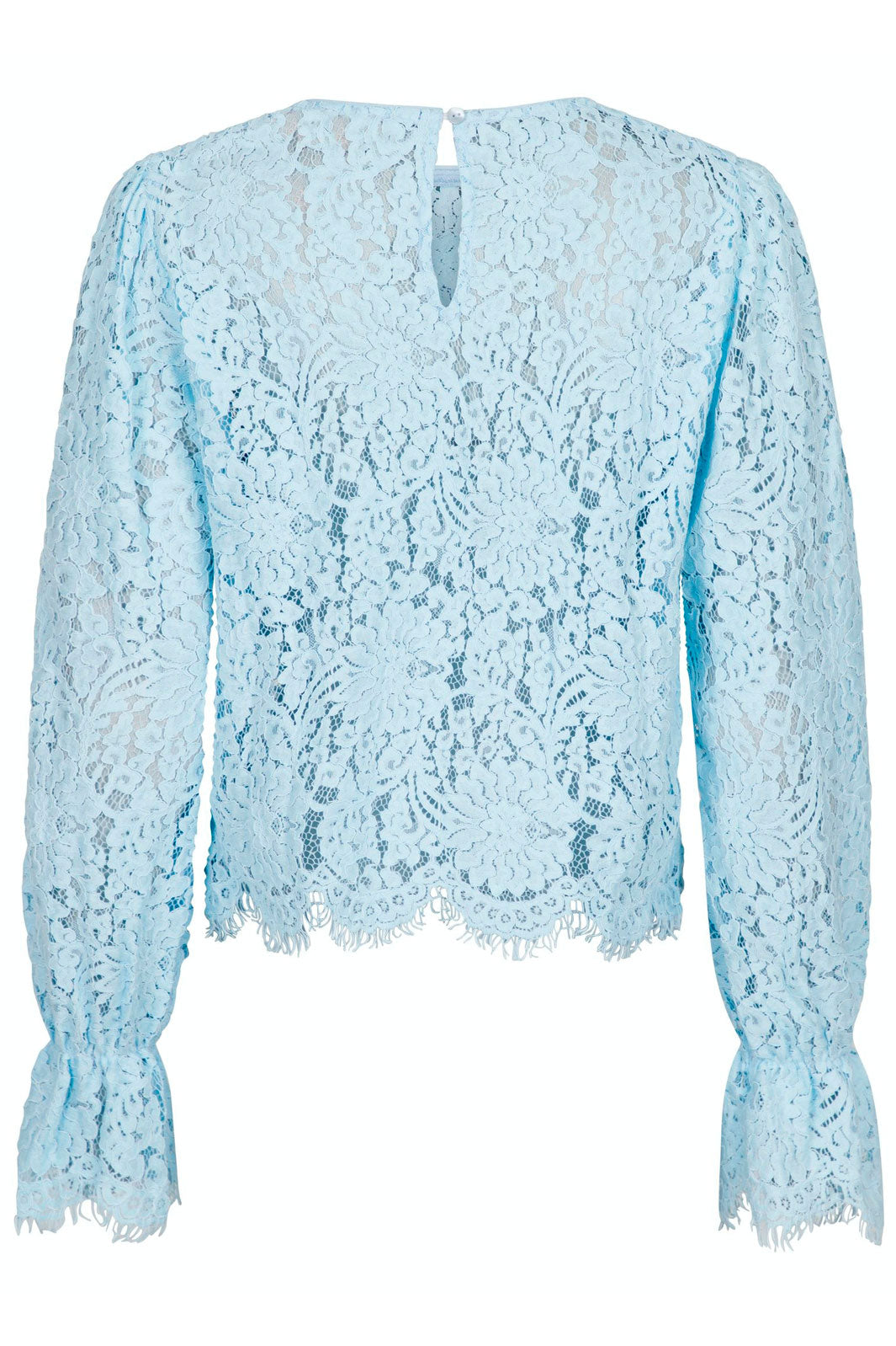 Neo Noir - Manuela Lace Blouse - Light Blue Bluser 