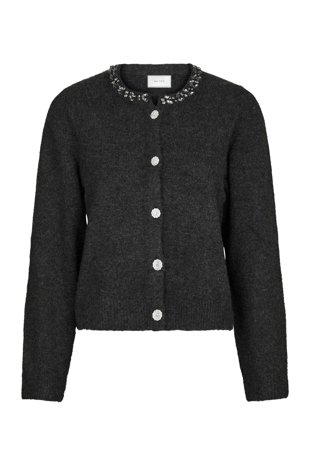 Neo Noir - Marie Stone Knit Cardigan 163850 - 132 - Antracit