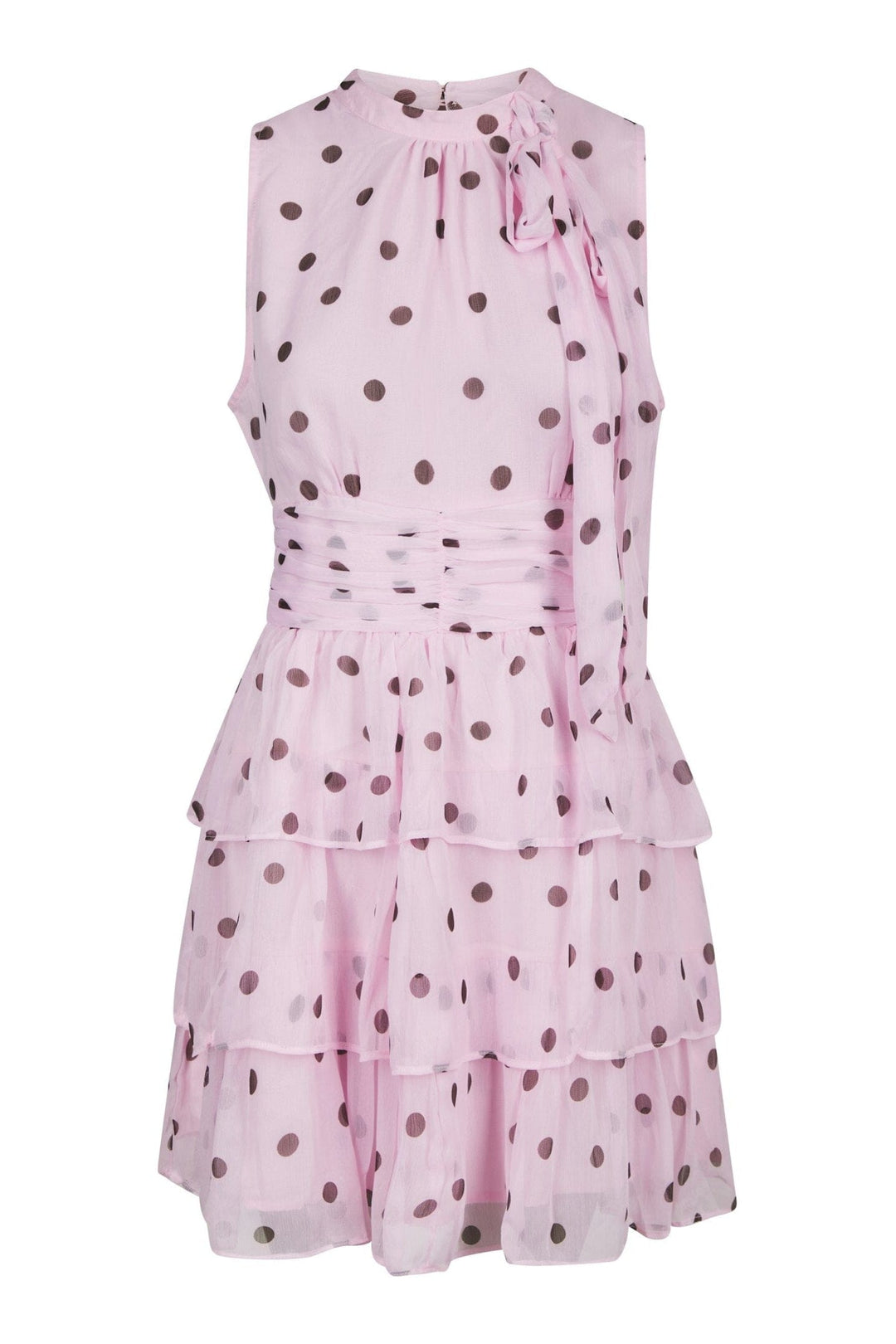 Neo Noir - May Big Dot Dress 170522 - 754 - Light Pink Kjoler 