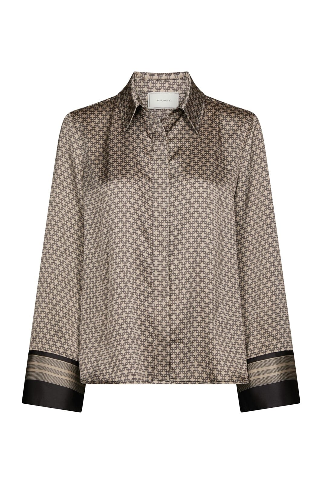 Neo Noir - Mistan Pattern Shirt 170075 - 123 - Beige