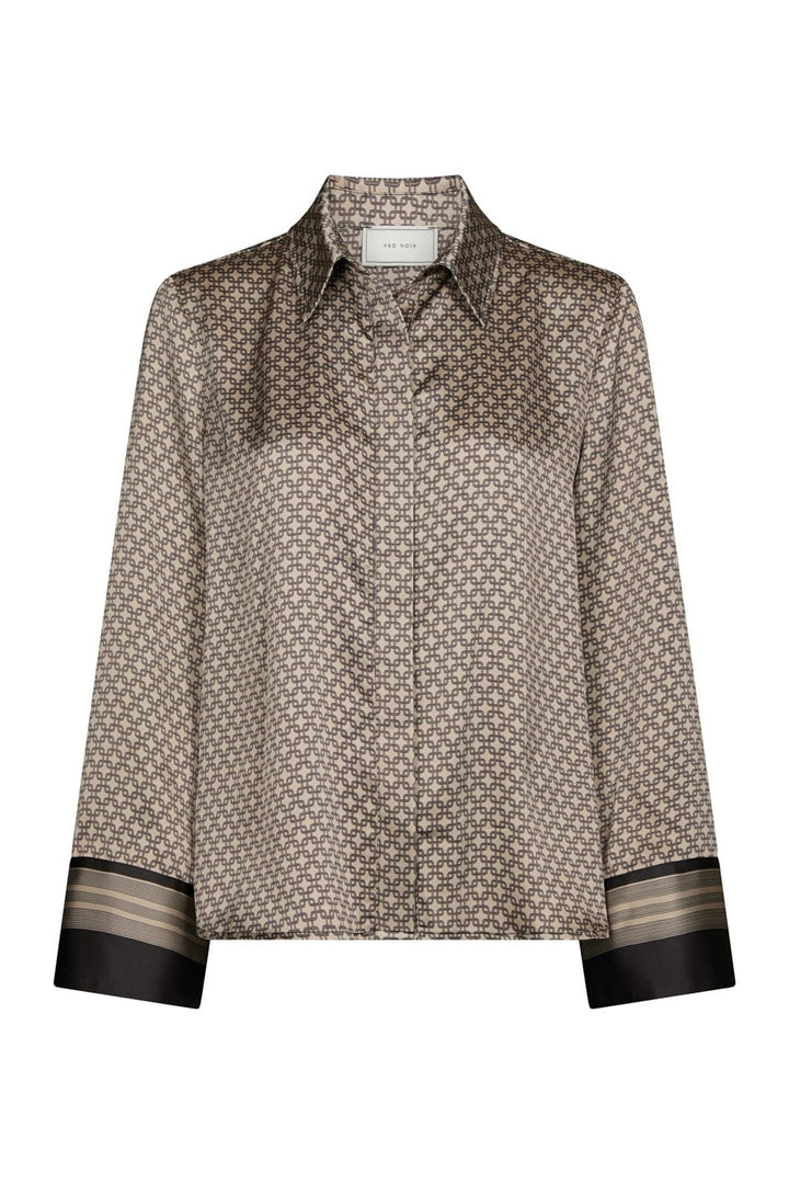 Neo Noir - Mistan Pattern Shirt 170075 - 123 - Beige