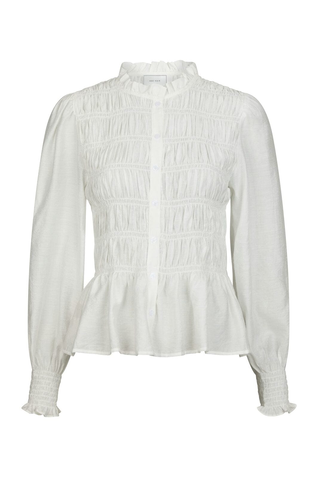 Neo Noir - Mocca Smock Blouse 166155 - 121 - Off White