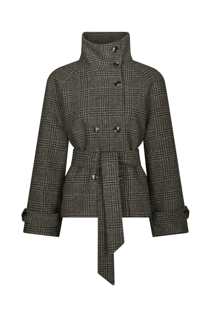 Neo Noir - Munet Check Jacket 170008 - 104 - Dark Grey
