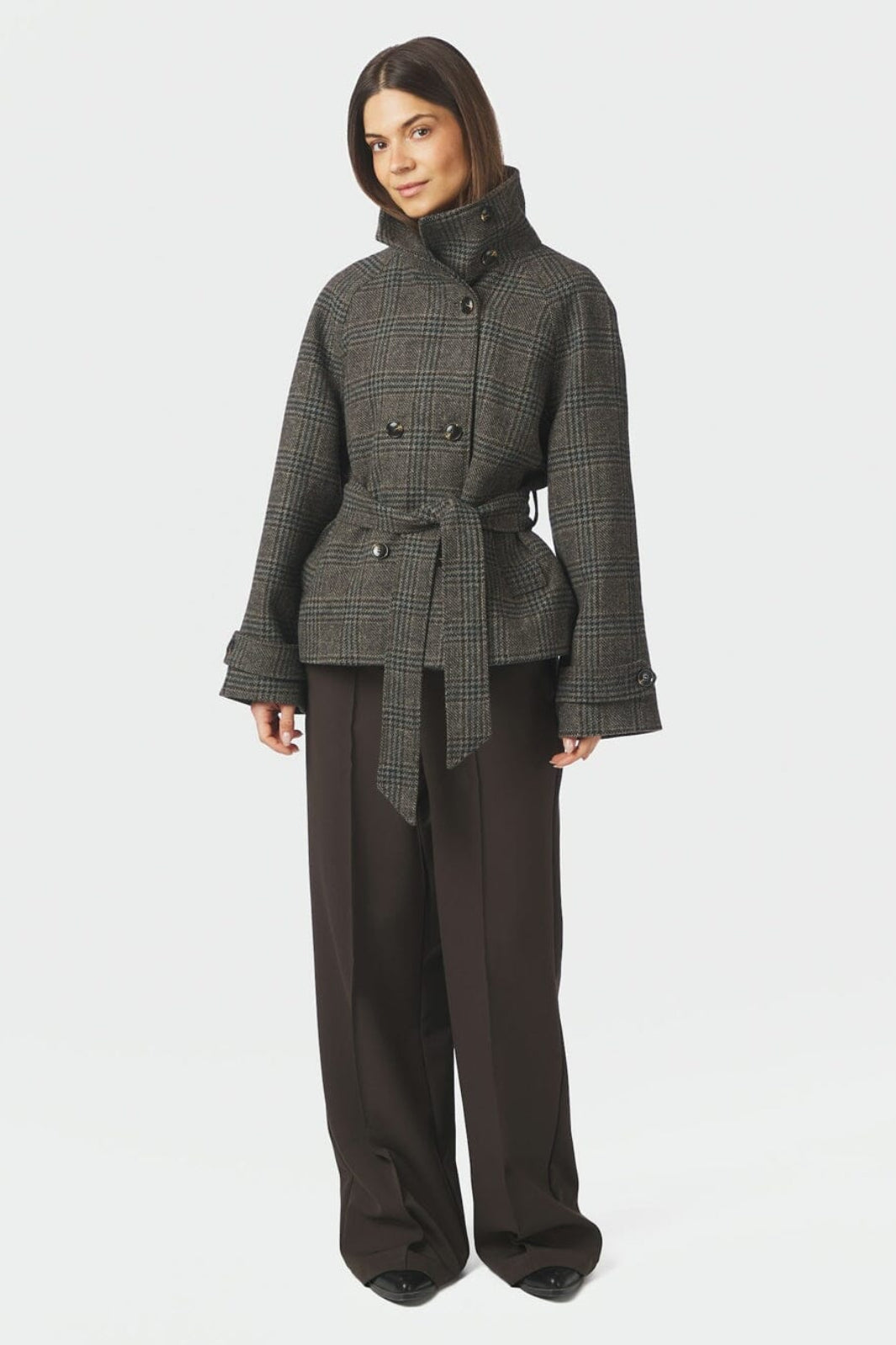 Neo Noir - Munet Check Jacket 170008 - 104 - Dark Grey