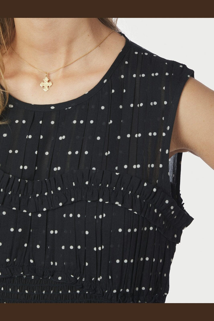 Neo Noir - Myrna Dot Dress 166384 - 100 - Black